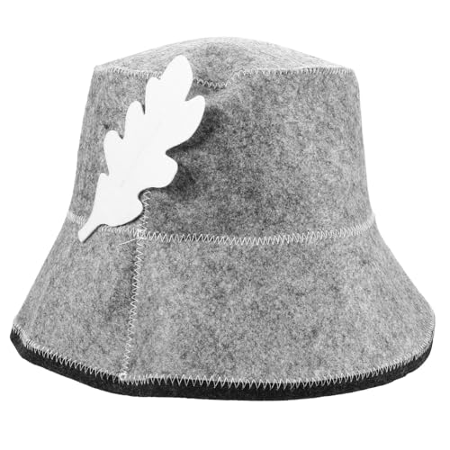 Anneome Filz Sauna Hut für Männer und Frauen Wasserabsorbierend Hitzeschützend Tragbar Leicht Geeignet für Spa Sauna und Dampfbad aus Stabilem Filzmaterial Universelle von Anneome