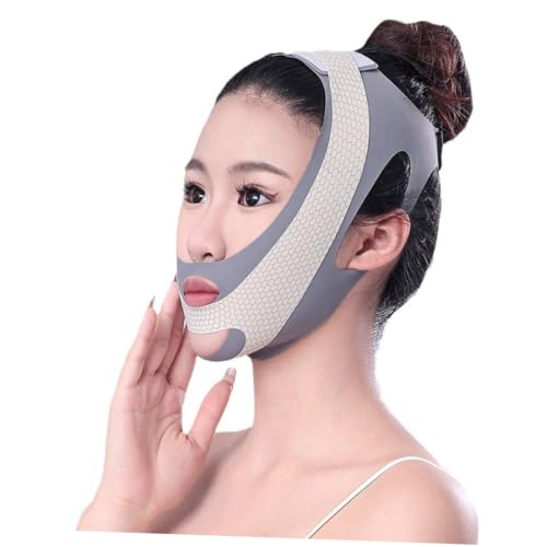 Anneome Gesichtsmaske zum Straffen Doppelkinn Wiederverwendbares Gesichtstape mit Massagefunktion Lifting Maske für Männer und Frauen Fördert Hautelastizität und Konturiert Kinnpartie von Anneome