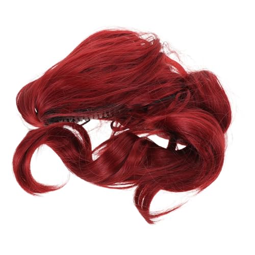 Anneome Gewellte Lange Pferdeschwanz Haarverlängerung mit Klammer Synthetische Ponytail Extension in Rot Natürlich Aussehendes Lockiges Haarteil für Damen Fester Sitz Einfach zu Befestigen Anneome Gewellte Lange Pferdeschwanz Haarverlängerung mit Klammer Synthetische Ponytail Extension in Rot Natürlich Aussehendes Lockiges Haarteil für Damen Fester Sitz Einfach zu Befestigen von Anneome