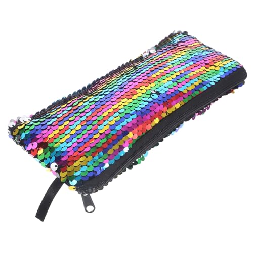 Anneome Glitzernde Kosmetiktasche mit Pailletten Kleine Handtasche für Make Up und Accessoires Vielseitige Schminktasche für Damen Tragbarer Organizer für Reisen und Alltag Anneome Glitzernde Kosmetiktasche mit Pailletten Kleine Handtasche für Make Up und Accessoires Vielseitige Schminktasche für Damen Tragbarer Organizer für Reisen und Alltag von Anneome