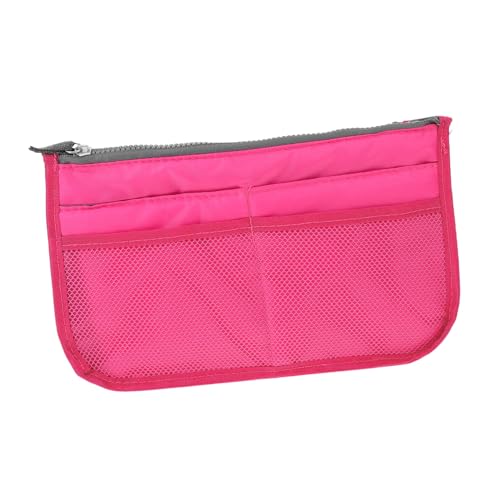 Anneome Große Faltbare Kosmetiktasche mit Doppellagigem Wasserdichtem Material und Mehreren Taschen Tragbare Reisehandtasche für Damen zur Aufbewahrung von Make-up Schmuck und Brillen von Anneome