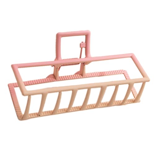 Anneome Großer Haarkralle Clip Leichter Stabiler Haarclip Geometrisches Design Schmerzfreie Haarklammer für Frauen und Mädchen Praktischer Haarschmuck zum Fixieren bei Alltag und Styling von Anneome