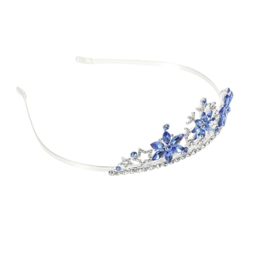 Anneome Haarreif Blau Schneeflocken Diadem Glänzend Party Haarschmuck Für Geburtstags und Cosplay Feiern von Anneome