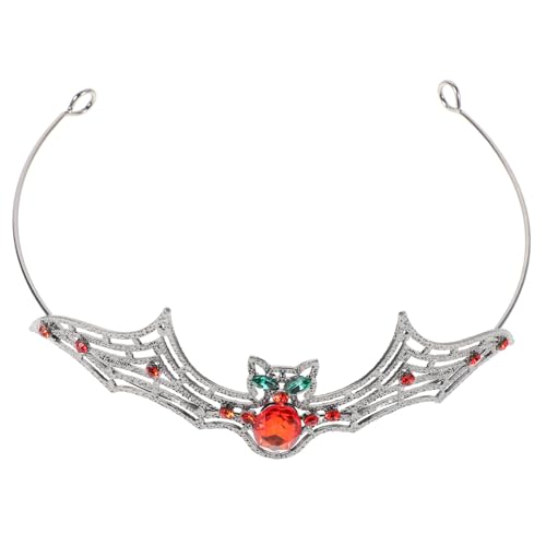 Anneome Halloween Haarreif Fledermaus Design Unisex Stirnband Komfortabel Festliche Kopfbedeckung für Damen und Herren Geeignet für Halloween und Karneval von Anneome