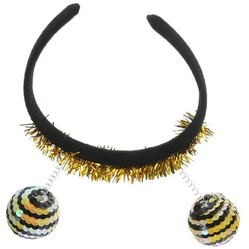 Anneome Halloween Kopfschmuck Erwachsene Glitzer Marienkäfer und Bienen Haarreif Leichter Bequemer Stirnband mit Pailletten Party-accessoire für Karneval Fasching und Kostümfest von Anneome