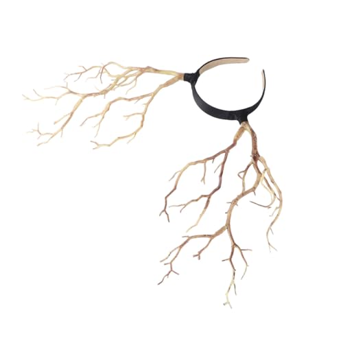 Anneome Halloween Kopfschmuck Hexenhorn Haarschmuck Leichtes Party Haarreif Cosplay Requisit Einzigartiges Design Komfortabel und Kratzfrei für Damen und Mädchen von Anneome