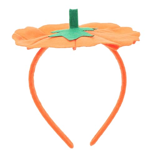 Anneome Halloween Kürbis Haarreif Orange Halloween Kopfschmuck Strapazierfähiger Kostüm Haarschmuck für Erwachsene und Party Bühnenauftritt Cosplay von Anneome