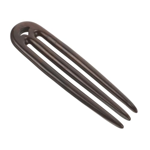 Anneome Handgefertigter Haarschmuck Holz Haarnadel Chinesische Vintage Haarnadel Haarnadeln für Damen Eleganter Haarstab aus Ebenholz und Sandelholz für Vielseitige Frisuren von Anneome