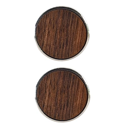 Anneome Holzknöpfe Manschettenknöpfe Hemdknöpfe Ärmelknöpfe Aus Holz Runde Dekorative Verschlüsse Für Kleidung von Anneome
