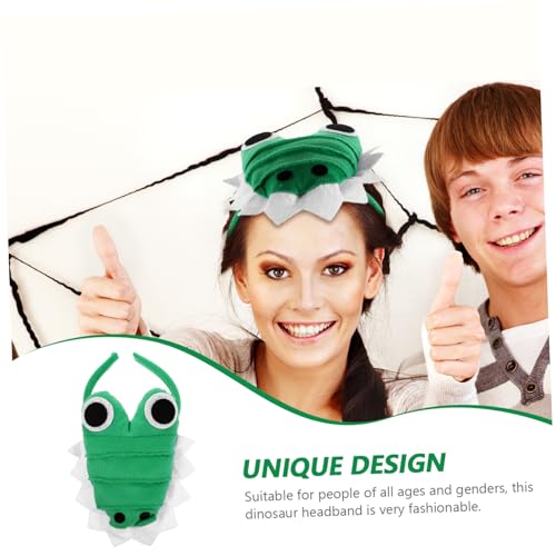 Anneome Krokodil Haarreif Cartoon Kopfbedeckung Chic Headwear für Halloween Cosplay Party Damen Herren von Anneome