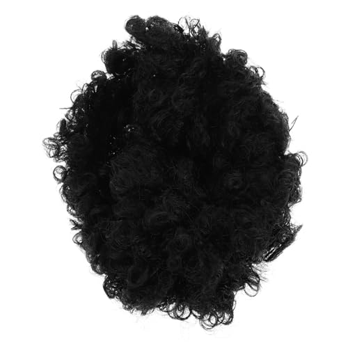 Anneome Kurze Afro Locken Perücke Damen Komfortable Synthetische Spirallocken Perücke Für Partys Sportfans Cosplay Natürlicher Look Langlebig von Anneome