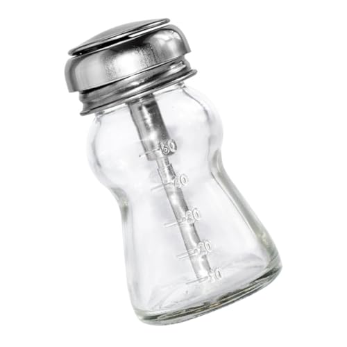 Anneome Leere Nachfüllbare Glasflasche mit Praktischem Pumpspender Verstärktes Glas Langlebiger Make up entferner behälter für Nagellackentferner Kosmetische Flüssigkeiten von Anneome