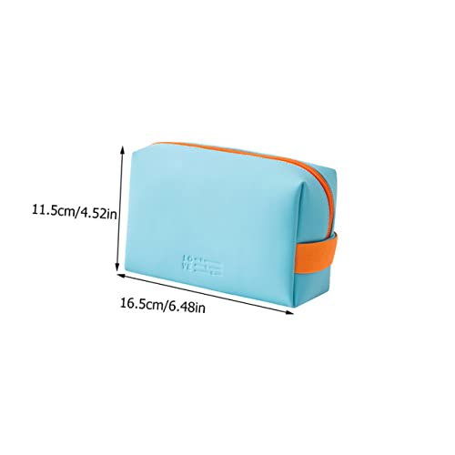 Anneome Make Up Tasche Damen Mini Kosmetiktasche PU Tragbar Makeup Storage Bag Leicht Reise Organizer für Büro Schule Camping Badezimmer von Anneome