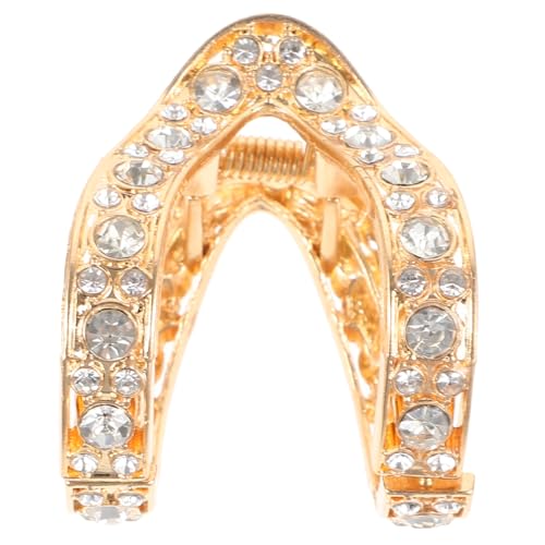 Anneome Metall Haarklammer für Dicken Haar Ponytail Halter Haarspange Damen Haarzubehör Goldfarbene Krallenspange Stabil und Leicht Rutschfest Modisches Design für Stilvolle Frisuren von Anneome