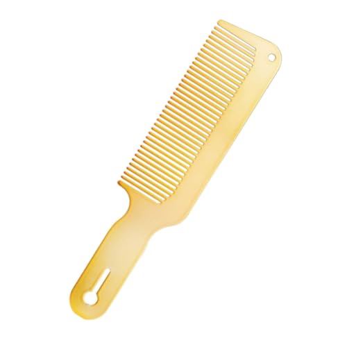 Anneome Metall haarkamm mit Breiten Zähnen für Herren Langlebiger Friseurkamm aus Stahl mit Stylischem Griff zum Entwirren und Stylen von Nassem Haar Profi Heimgebrauch von Anneome