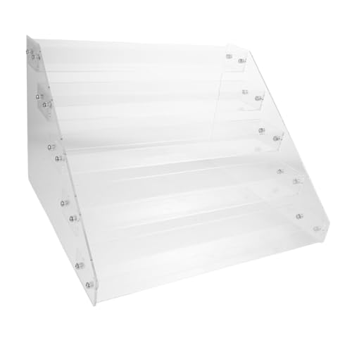 Anneome Nagelkunst Lippenstift -Displayständer Lipgloss-Präsentationsständer Brillenständer Organizer für Make-up-Halter Kosmetischer Speicherorganisator Nagelorganisator Acryl Transparent von Anneome