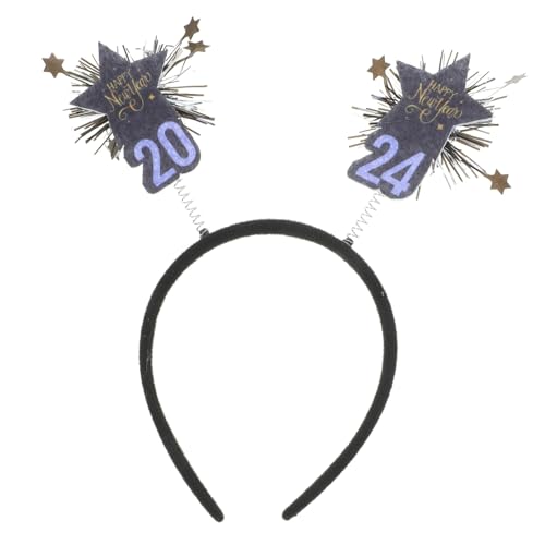 Anneome Neujahrs-stirnband Zack-stern Motiv Wiederverwendbar Robust und Vielseitig als Party-kopfschmuck für Damen und Herren für Silvester Festtagsdekorationen von Anneome