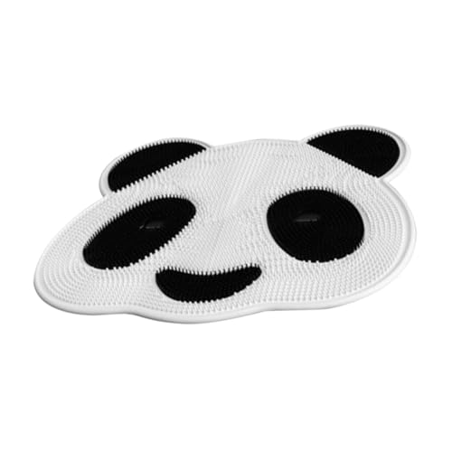 Anneome Panda Fuß und Rückenschrubber Matte mit Saugnäpfen Rutschfeste Duschmatte Peeling und Massage zur Entfernung Abgestorbener Haut Bequeme Fußpflege und Entspannung für Erwachsene von Anneome