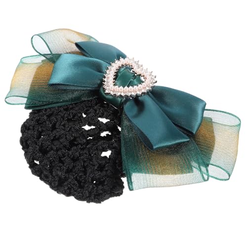 Anneome Professionelles Haarnetz mit Schleife Leichter Haarknoten Netz für Damen Eleganter Haarschmuck Geeignet für Flugbegleiterinnen Krankenschwestern und Berufliche Frisuren von Anneome