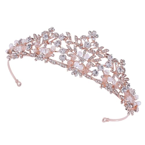 Anneome Roségold Brautkrone mit Funkelnden Weißen Strasssteinen Hochzeitsdiadem für Damen Glamouröses Headpiece für Braut Festliche Tiara für Hochzeit Cosplay und Besondere Anlässe Anneome Roségold Brautkrone mit Funkelnden Weißen Strasssteinen Hochzeitsdiadem für Damen Glamouröses Headpiece für Braut Festliche Tiara für Hochzeit Cosplay und Besondere Anlässe von Anneome