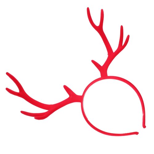Anneome Rotes Hirschgeweih Haarband Weihnachts Haarreif Damen Festliches Stirnband für Party Kostüm Weihnachten Bühnenauftritte Komfortables Leichtes Haaraccessoire Anneome Rotes Hirschgeweih Haarband Weihnachts Haarreif Damen Festliches Stirnband für Party Kostüm Weihnachten Bühnenauftritte Komfortables Leichtes Haaraccessoire von Anneome