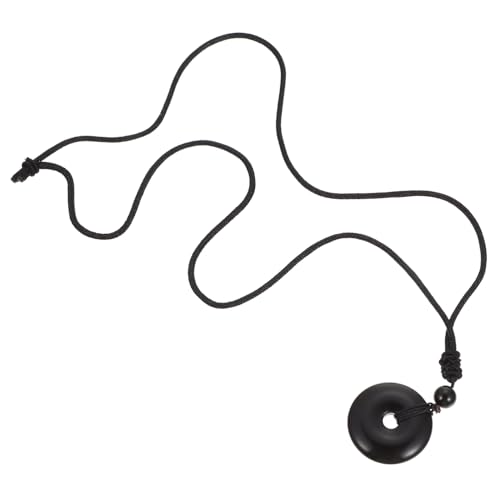 Anneome Schwarzer Kristallanhänger Halskette für Herren Sicherer Chinesischer Schutzstein Zartes Design Vielseitiger für Festival und Alltag Harmonische und Glücksbringer Anneome Schwarzer Kristallanhänger Halskette für Herren Sicherer Chinesischer Schutzstein Zartes Design Vielseitiger für Festival und Alltag Harmonische und Glücksbringer von Anneome