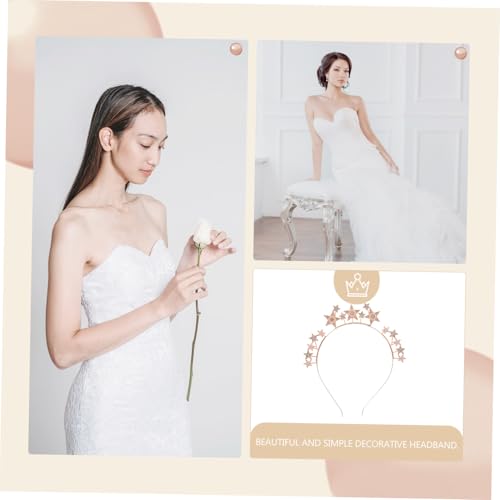 Anneome Stirnband Damen mit Funkelnden Strasssteinen Gepolstertes Breites Haarband in Roségold Modisches Haarschmuck accessoire für Mädchen Rutschfester Sitz Vielseitig Kombinierbar von Anneome