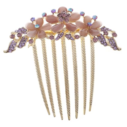 Anneome Strass Blumen Haarkamm Brautschmuck mit Breiten Zähnen Dekorativer Haarkamm für Frauen Komfortabler Haar accessoire für Hochzeit Party Abschlussball und Alltag Einheitsgröße Anneome Strass Blumen Haarkamm Brautschmuck mit Breiten Zähnen Dekorativer Haarkamm für Frauen Komfortabler Haar accessoire für Hochzeit Party Abschlussball und Alltag Einheitsgröße von Anneome