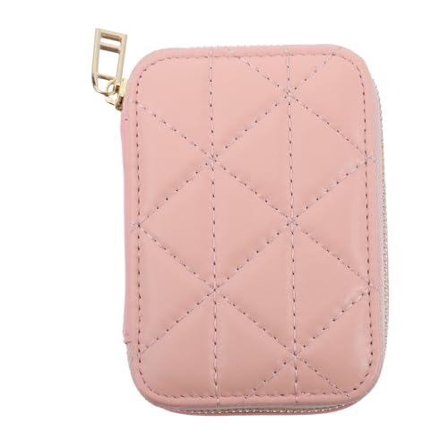 Anneome Tragbare Lippenstift Tasche aus Hochwertigem Rindsleder mit Klarem Stoßfestem Spiegel Kompakter Make up Organizer für Damen Eleganter Kosmetikbeutel für Reisen und Tägliche von Anneome
