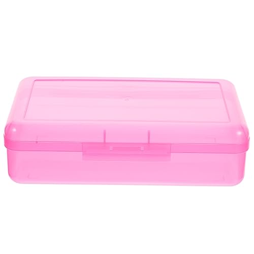 Anneome Aufbewahrung Kleinigkeitenbox Für Den Bleistiftbehälter Stift-Organizer Federmäppchen Aus Kunststoff Skizzen Federmäppchen Bleistifthalter Tragbar Reisen Rosa Plastik Aquarellstift von Anneome