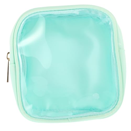Anneome Transparente wasserdichte Makeup Tasche in Candy Farben Leichte Kosmetiktasche mit Reißverschluss Tragbarer Make up Organizer für Damen Unterwegs für Reisen und Alltag von Anneome