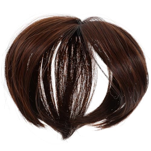 Anneome Unsichtbarer Haar Volumen Topper für Frauen Synthetisches Haarteil Nahtlose Abdeckung für Dünner Werdendes Haar und Weiße Haare Hellbraun Einfach zu Befestigen Natürlicher Look von Anneome