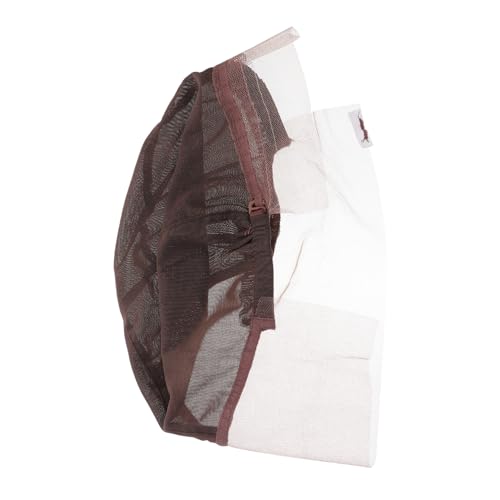 Anneome Verstellbare Elastische Mesh Wig Cap Haarnetz für Damen Atmungsaktiv Leicht Sicherer Sitz für Perücken und Haarstyling Braun von Anneome