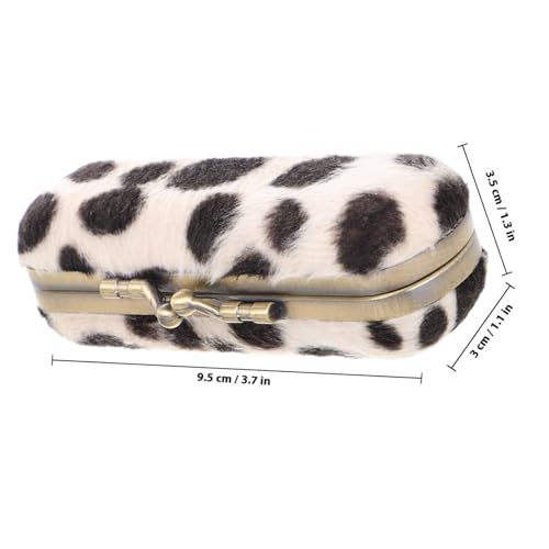 Anneome Vintage Lippenstift etui mit Spiegel Eleganter Kosmetik Organizer im Retro Stil Samtgefütterte Lippenstiftbox für Reisen Kompakte Make up Aufbewahrungsbox Multifunktionale von Anneome