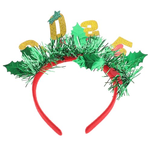 Anneome Year Haarreif Festliche Streifen Weihnachten Kopfschmuck Verstellbar Leicht Für Damen Herren Party Silvester Karneval Cosplay Zubehör von Anneome