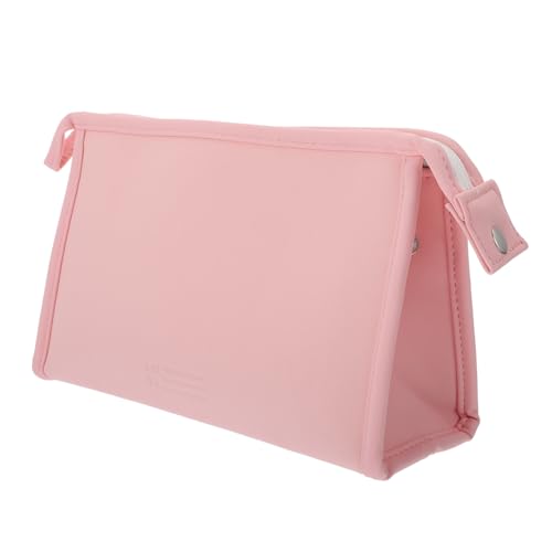 Anneome wasserdichte Kosmetiktasche PU Tragbare Kleine Reise Make up Tasche Dreieckiges Design Leichter Organizer für Frauen Praktischer Kulturbeutel mit Reißverschluss Kompakte von Anneome