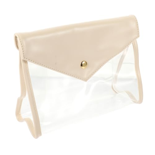 Anneome wasserdichte Transparente Kosmetiktasche PVC Großem Fassungsvermögen Praktische Kulturbeutel Damen Reise Waschbeutel Aufbewahrungstasche Einfach zu Tragen Langlebig von Anneome