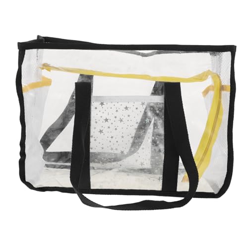 Anneome wasserdichte Transparente Strandtasche Für Reisen Mit Reißverschlussfach Großem Fassungsvermögen Für Damen Geeignet Zum Schwimmen Für Strandausflüge von Anneome