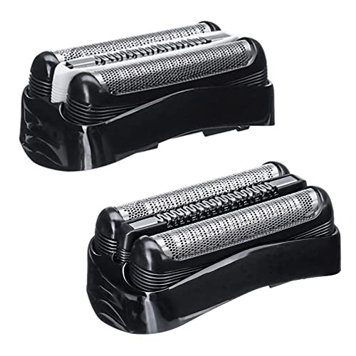 Anneth 2 Stück 21B/32B Ersatzkopf für Rasierer mit Netzmembran, für Series 3 Elektrorasierer 3 301S 310S 320S 330S 340S von Anneth
