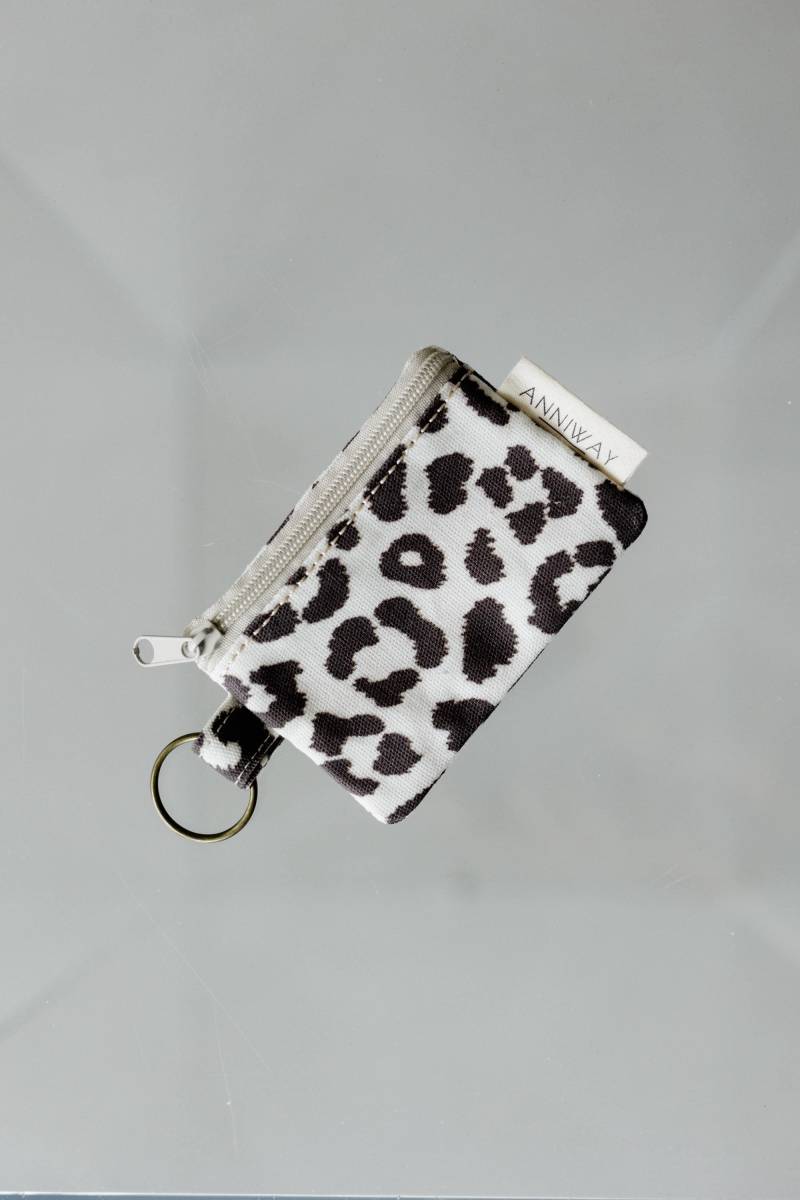 Mini Geldbeutel, Mamas, Freundin Geschenk Leo Animal Print Leopard von AnniWayVonAnnabella