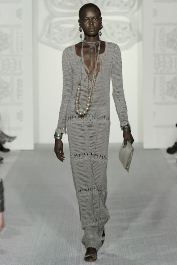 Langes Graues Hochzeitskleid. Graues Häkelkleid. Offizielles Langes Kleid/Maßanfertigung von AnnieCrochetFashion