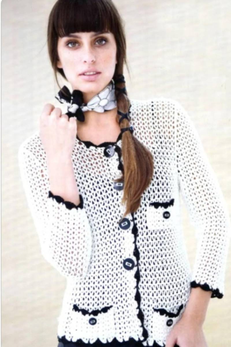 Weiße Sommerjacke Gehäkelt/Auf Bestellung Gefertigt von AnnieCrochetFashion