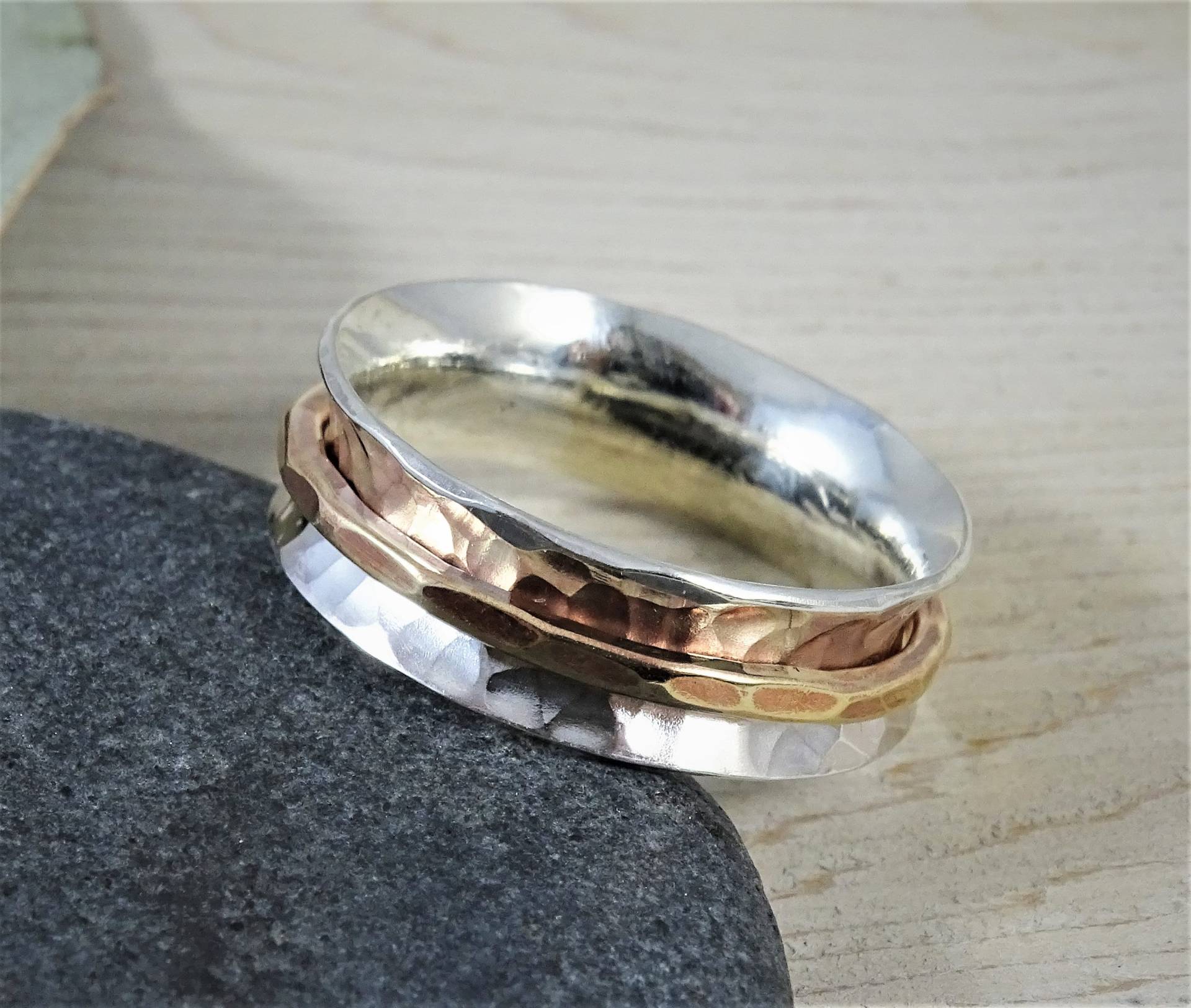 Damen Herren Spinner Ring | Fidget Versilbert Sorgen Für Angst Meditation Figet Figit Adhs Schmuck Spinnen Damen Herren Spinner Ring | Fidget Versilbert Sorgen Für Angst Meditation Figet Figit Adhs Schmuck Spinnen von AnnieRandlett