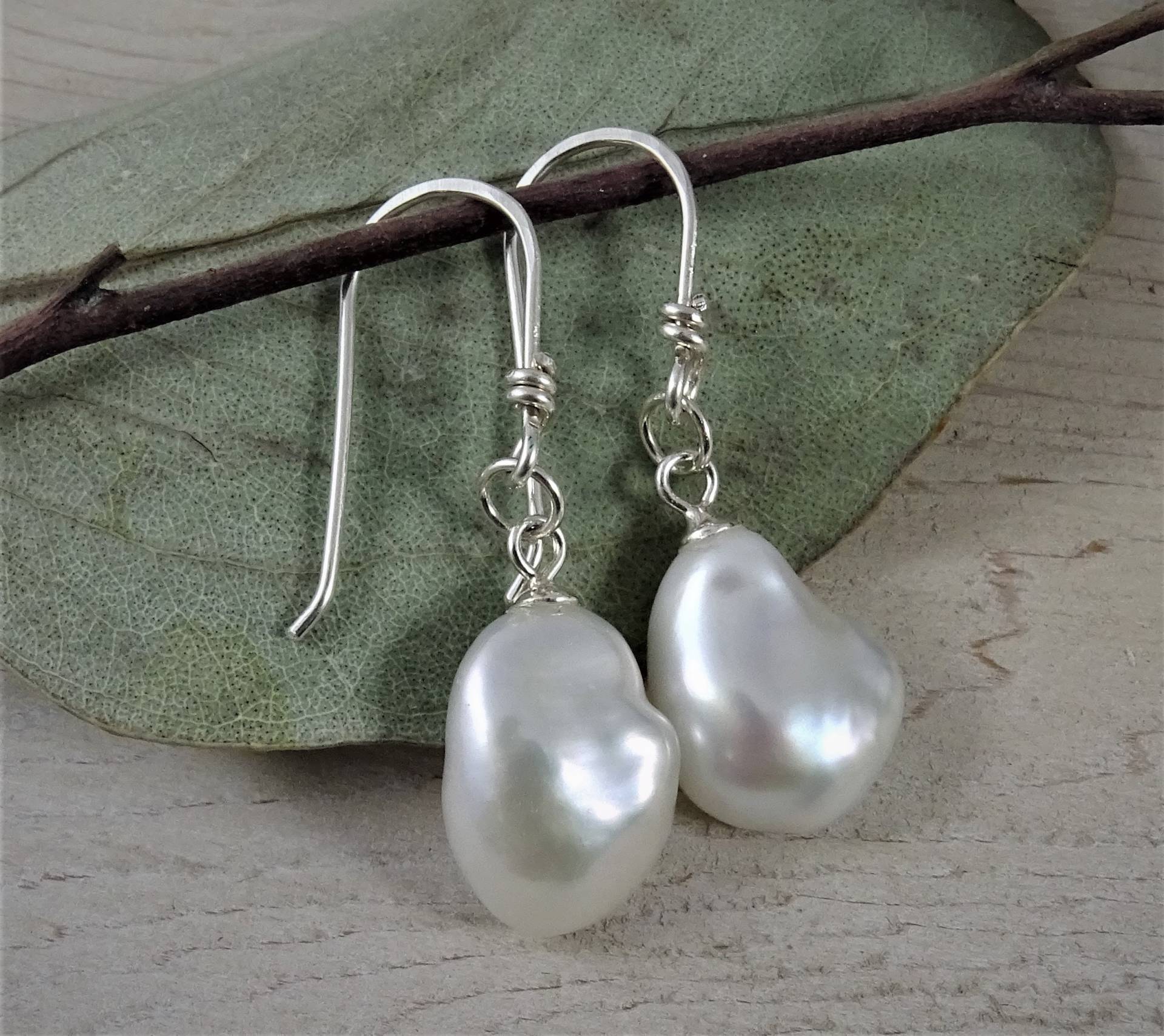 Perlen Tropfen Ohrringe | Aaa Barock Perle Baumeln Sterling Silber Perlentropfen Hochzeitsschmuck Handwerklich Gefertigtes Einzelstück Perlen Tropfen Ohrringe | Aaa Barock Perle Baumeln Sterling Silber Perlentropfen Hochzeitsschmuck Handwerklich Gefertigtes Einzelstück von AnnieRandlett