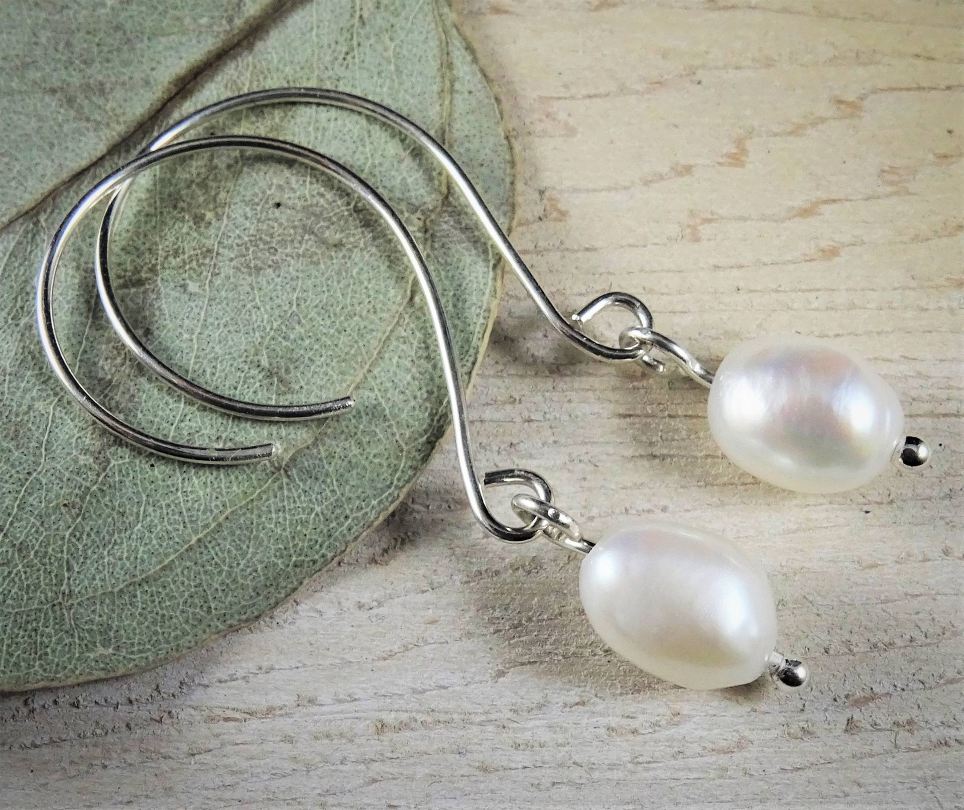 Süßwasser Perle Tropfen Ohrringe | Aaa Baumeln Natürliche Perlenschmuck Hochzeit Braut Sterling Silber Handmade Perlen Süßwasser Perle Tropfen Ohrringe | Aaa Baumeln Natürliche Perlenschmuck Hochzeit Braut Sterling Silber Handmade Perlen von AnnieRandlett