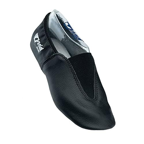 Anniel 2038 Gymnastikschuhe aus Leder. 100% Made in Italy (44, schwarz) von Anniel