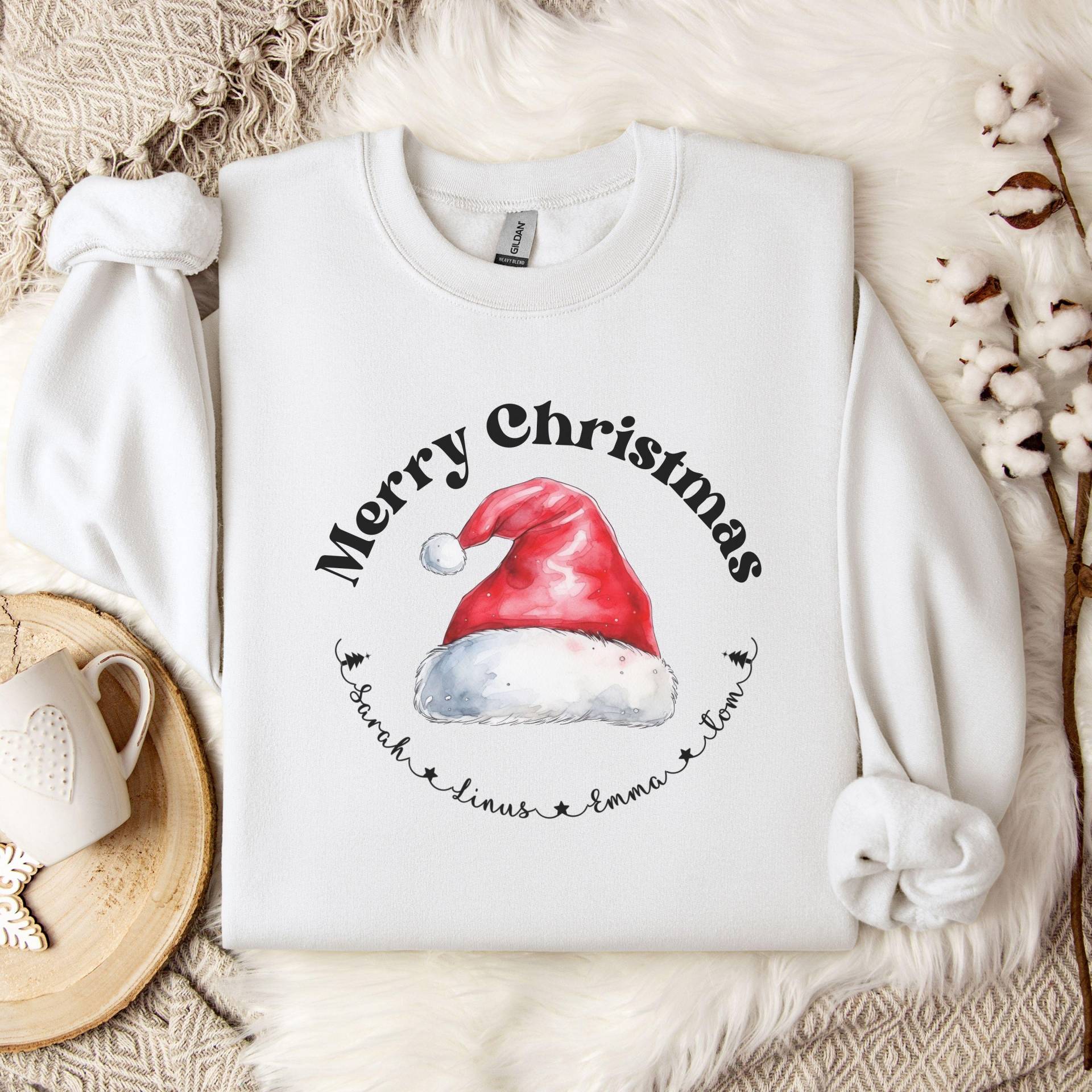 Personalisierter Christmas Sweater, Sweater Damen, Herren, Pullover Weihnachten Familie von AnniesBeautifulMinds