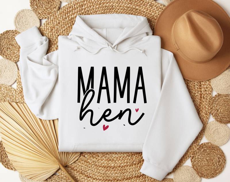 Mama Henne Hoodie, Bauernhof Kuh Hoodies, Bauer Niedlicher Tier Geschenk Huhn Hoodie von AnnisWitchyShirts