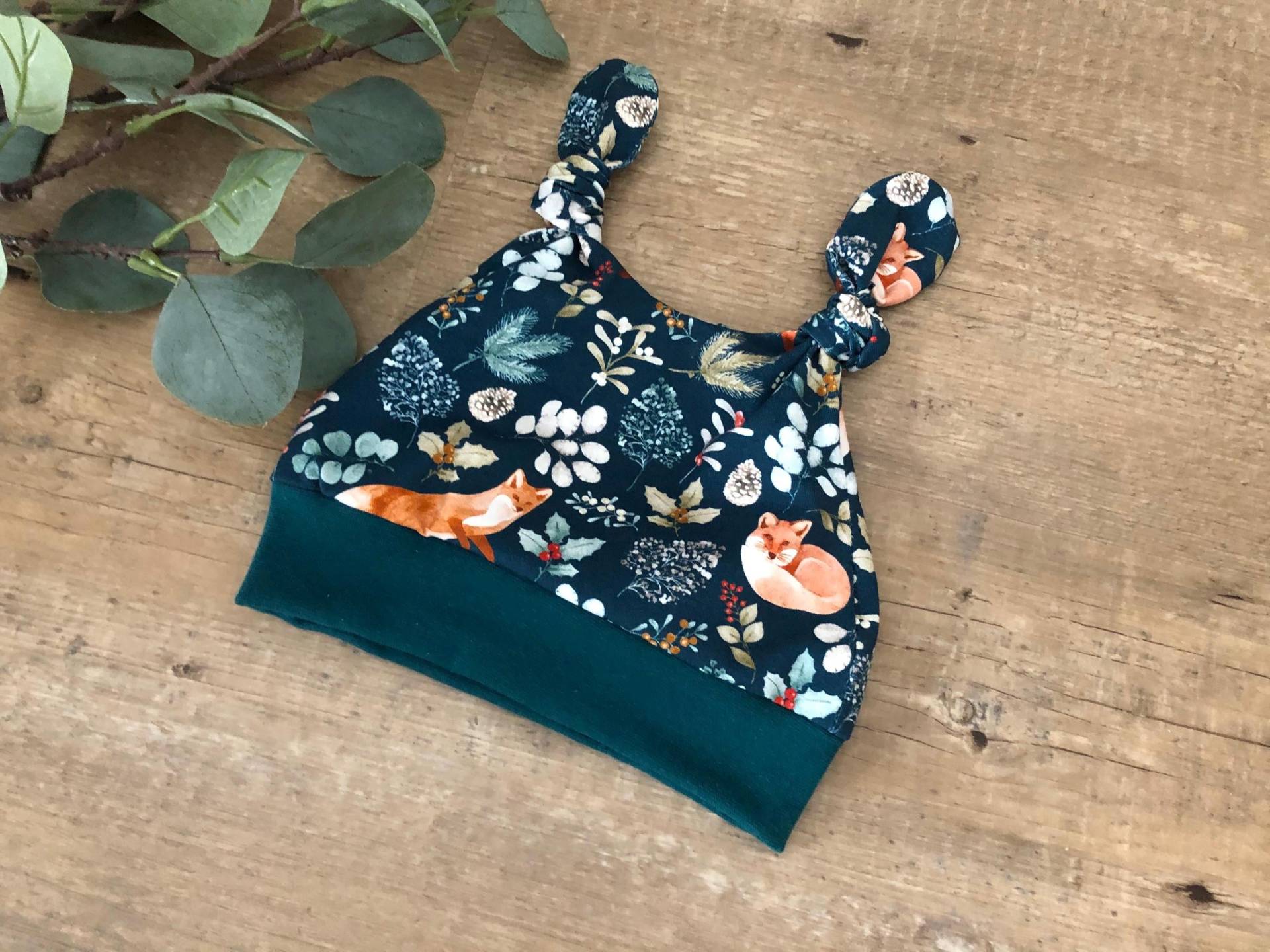 Knotenmütze, Kindermütze, Newborn, Babymütze, Mütze Für Kleinkinder, Mütze Babys, Neugeborene, Mütze Kinder, Mütze Mit Knoten von AnnisZaubernadel