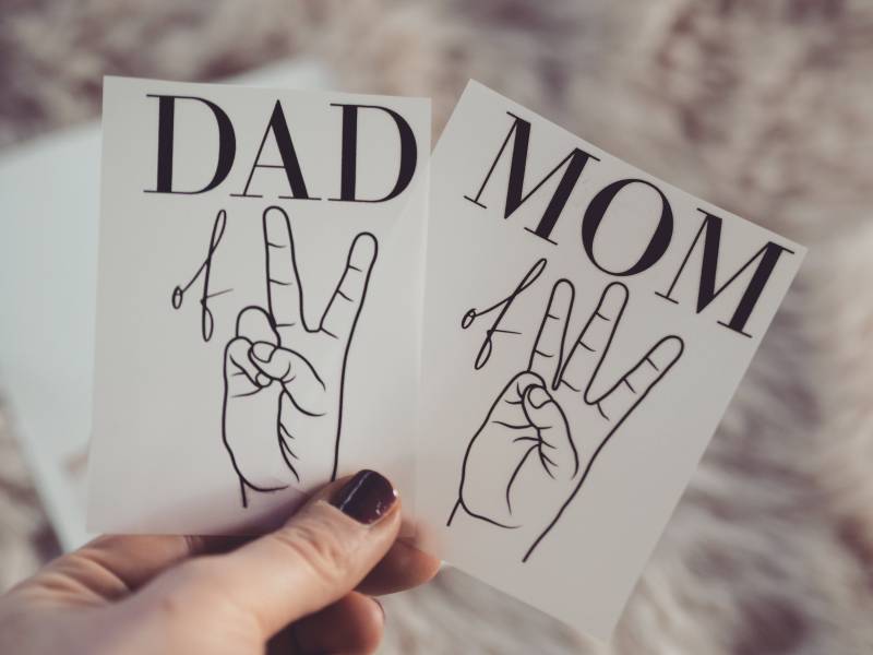 Bügelbild | Mom Dad Oma Muttertag Vatertag von Anniundava